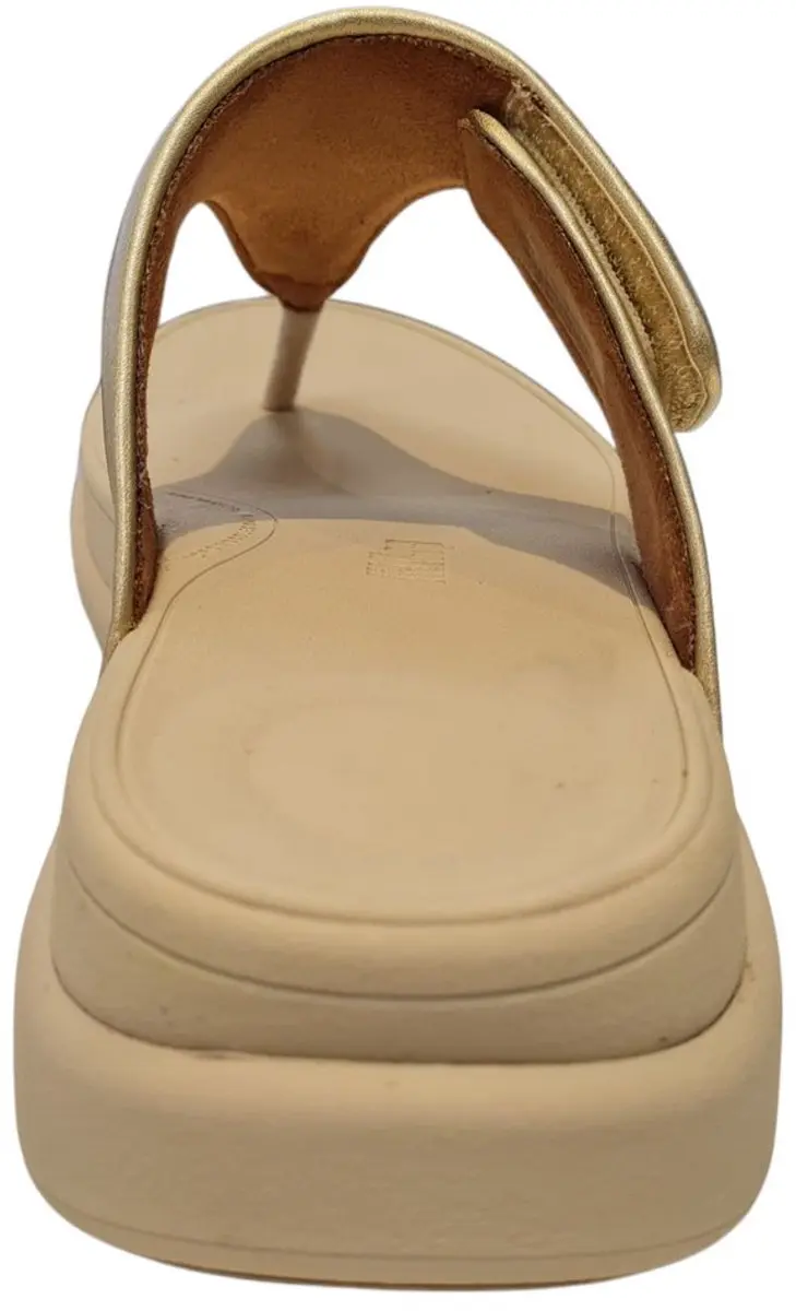 FitFlop F-Mode Go IW1 Teenslipper - 41 - Metallic Beige - afbeelding 4 van 6