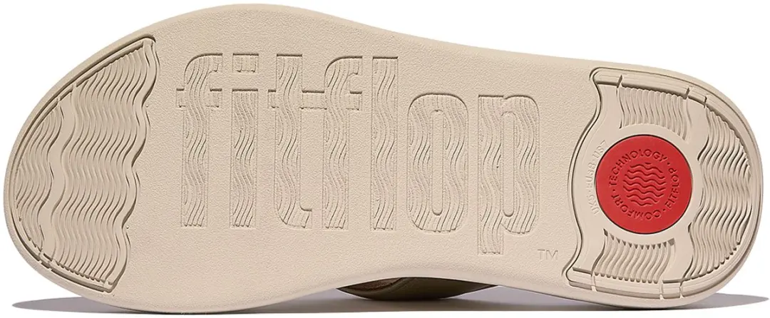 FitFlop F-Mode Go IW1 Teenslipper - 41 - Metallic Beige - afbeelding 6 van 6