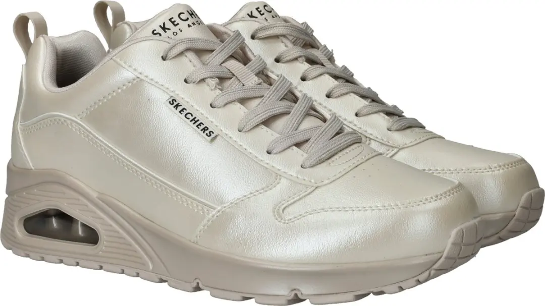 Skechers Uno Galactic Gal Dames Sneakers - Gebroken wit