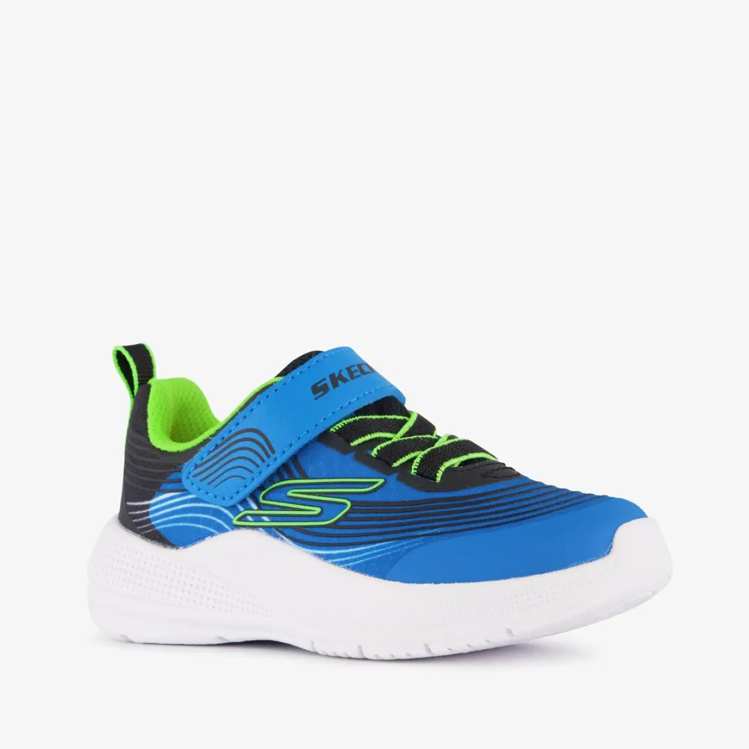 Skechers Microspec Advance jongens sneakers blauw