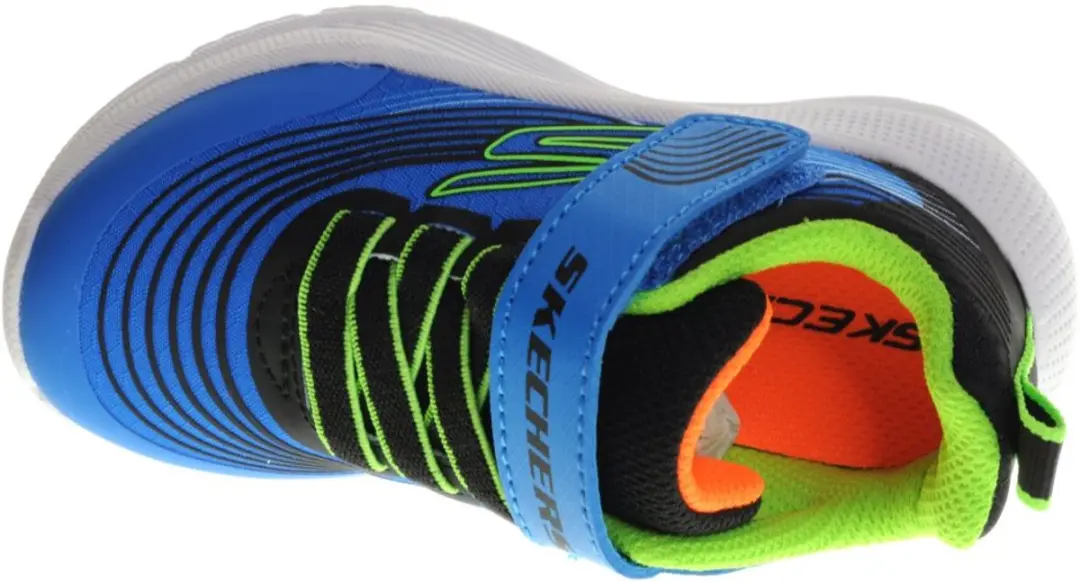 Skechers Microspec Advance Jongens Sneakers - Blauw - afbeelding 5 van 6