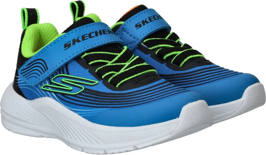 Skechers Microspec Advance Jongens Sneakers - Blauw - afbeelding 4 van 6