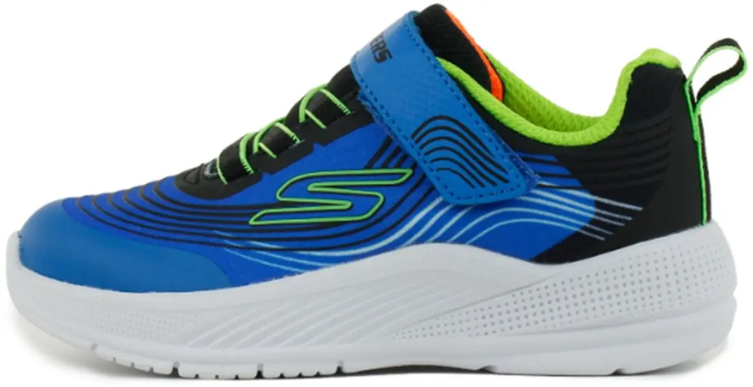 Skechers Microspec Advance Jongens Sneakers - Blauw - afbeelding 3 van 6