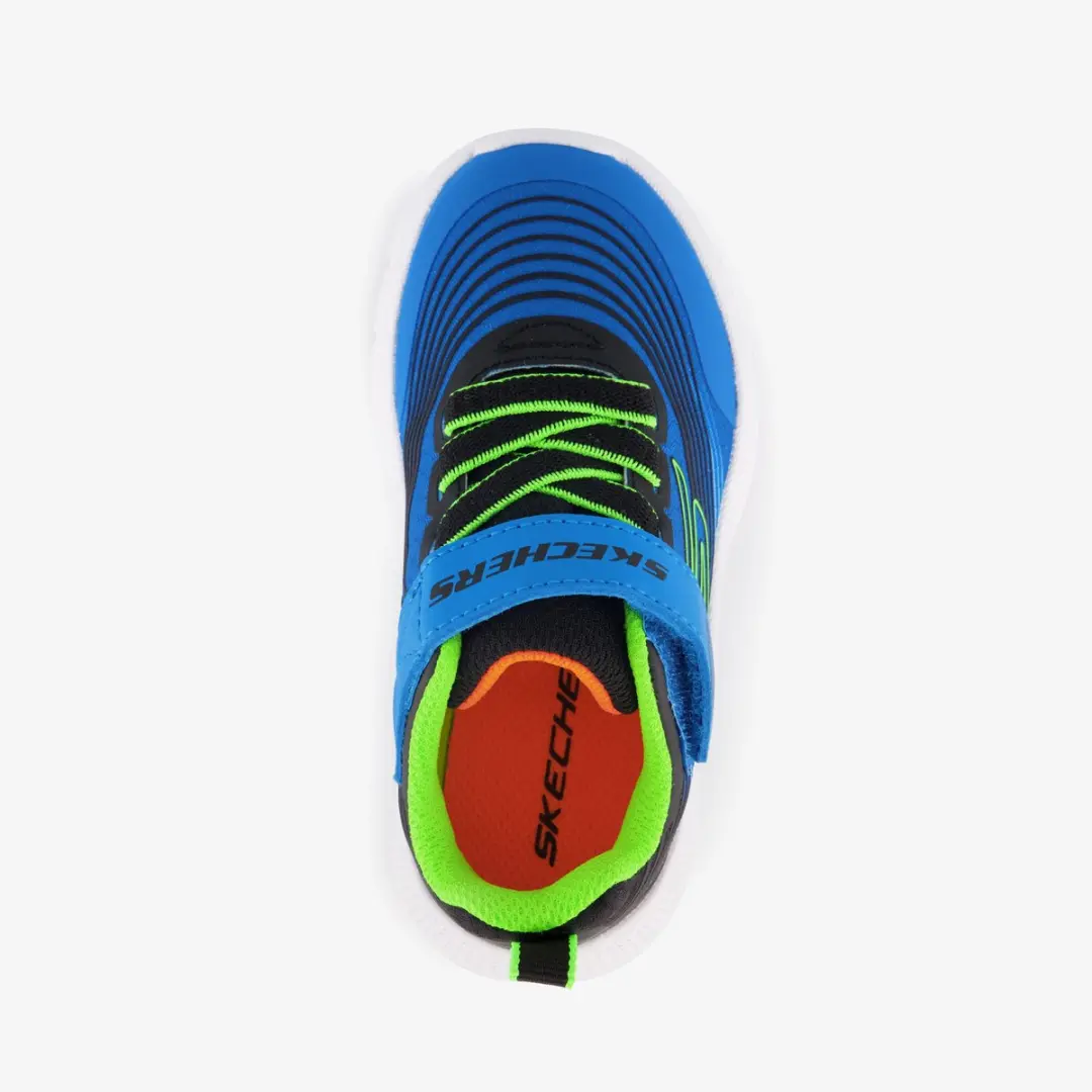 Skechers Microspec Advance Jongens Sneakers - Blauw - afbeelding 6 van 6