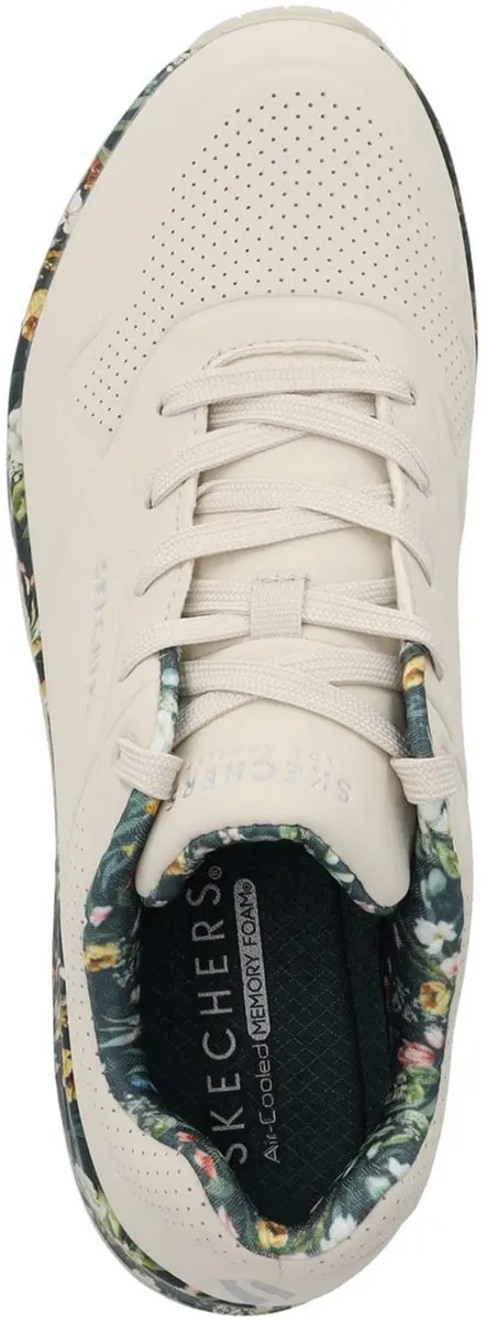 Skechers UNO Majestic Garden Dames Sneakers - 38 - Naturel/Multi