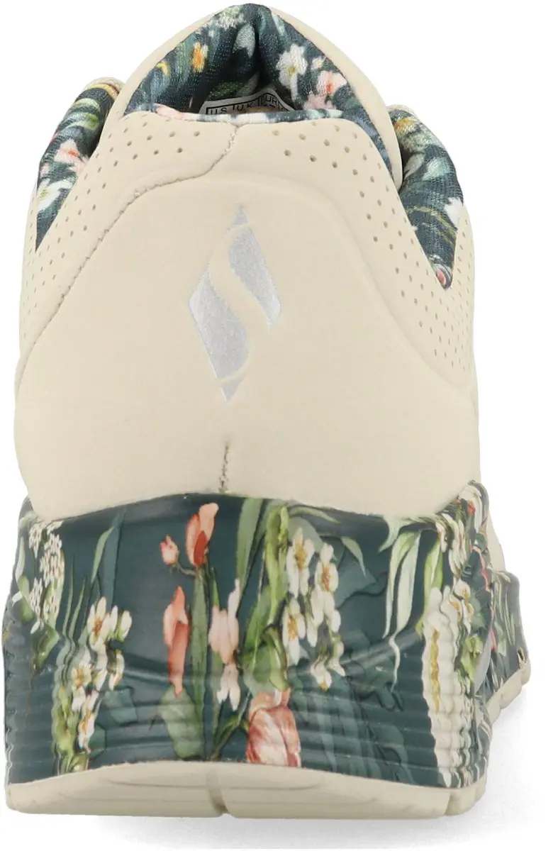 Skechers UNO Majestic Garden Dames Sneakers - 38 - Naturel/Multi - afbeelding 6 van 6