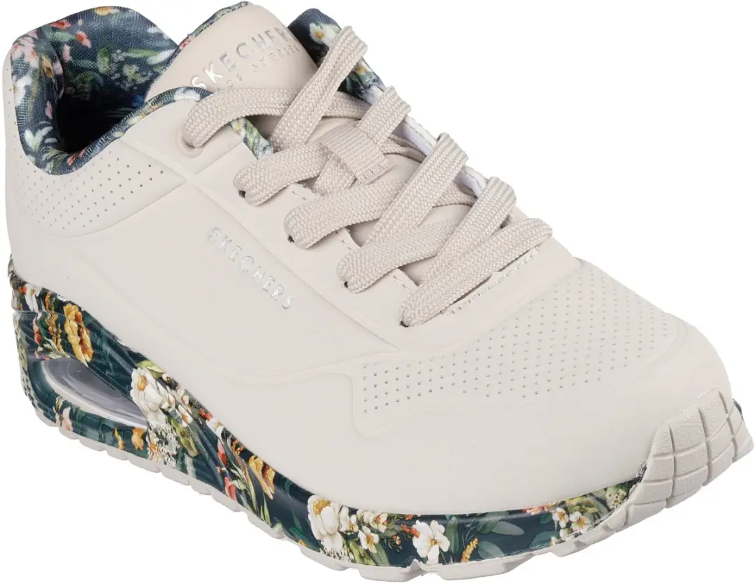 Skechers UNO Majestic Garden Dames Sneakers - 38 - Naturel/Multi