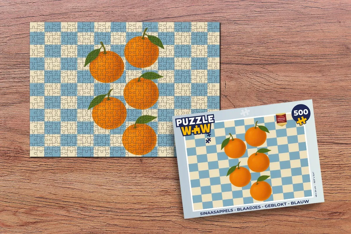 PuzzleWow Sinaasappels Geblokt Legpuzzel 500 Stuks - MPN 8721374602158