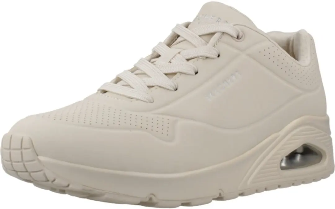 Skechers Uno Stand On Air Dames Sneakers - Crème