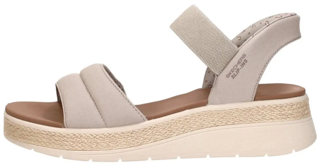 Skechers Slip-ins Bobs Sun Ray Dames Sandalen - Taupe - afbeelding 3 van 6