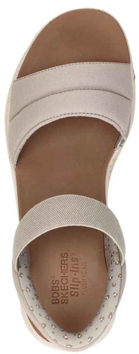 Skechers Slip-ins Bobs Sun Ray Dames Sandalen - Taupe - afbeelding 5 van 6