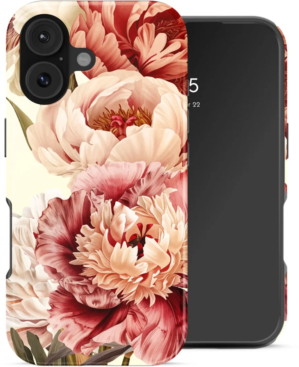 Selencia Hoesje iPhone 17 Vintage Peony