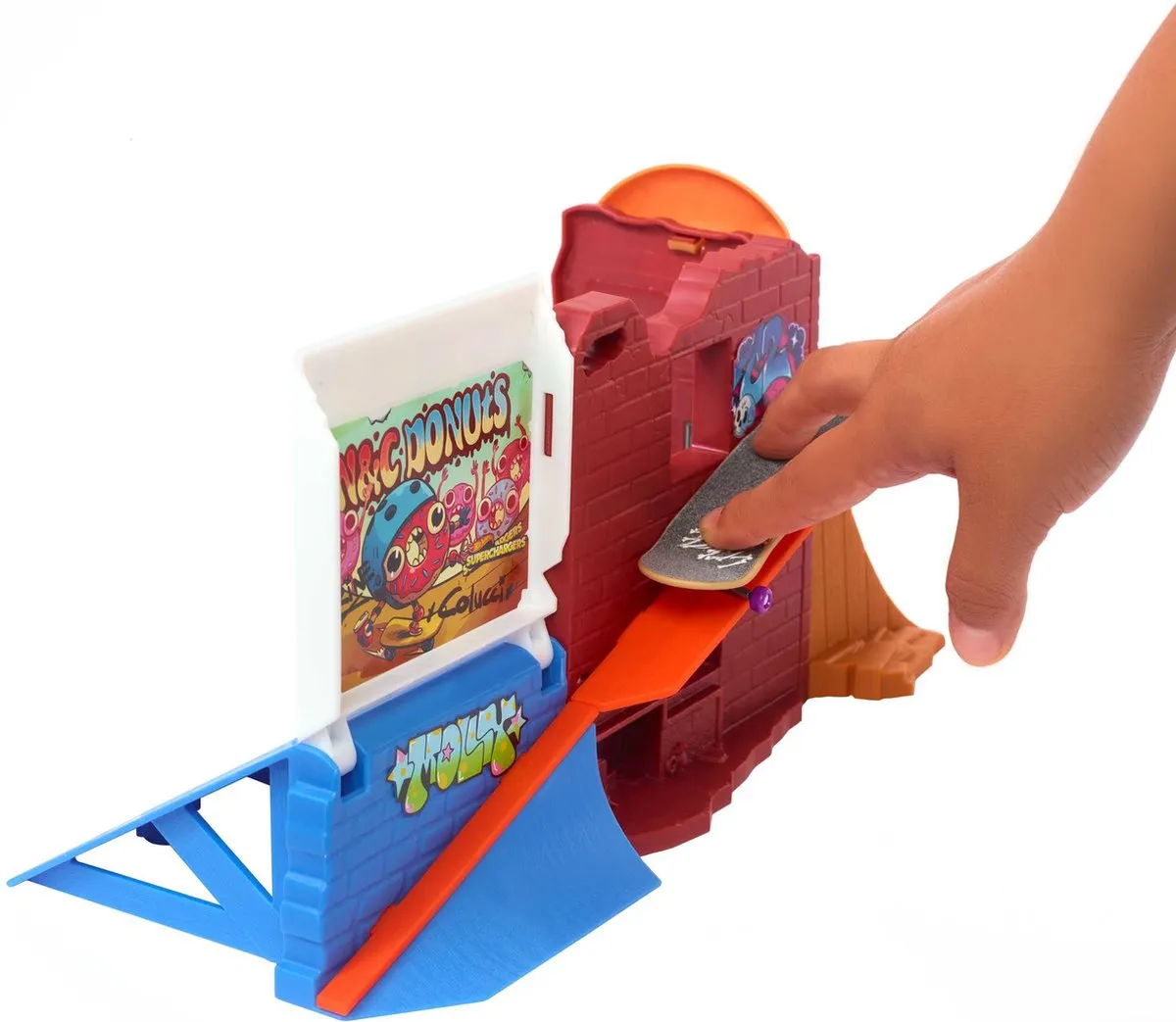 Hot Wheels Skate Donut Skatepark Speelset HGT92 - Meerkleurig - afbeelding 6 van 6