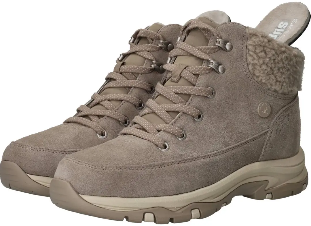Skechers TREGO Snow Breeze Dames Instappers - Taupe - afbeelding 5 van 6
