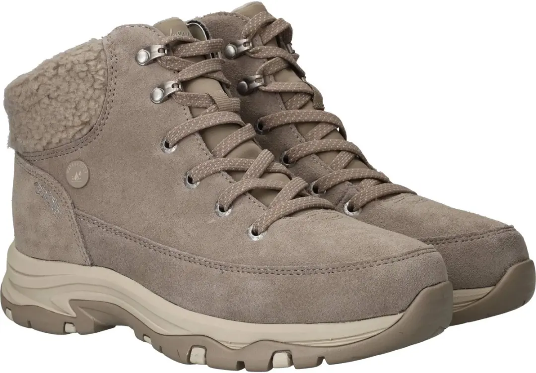 Skechers TREGO Snow Breeze Dames Instappers - Taupe - afbeelding 6 van 6