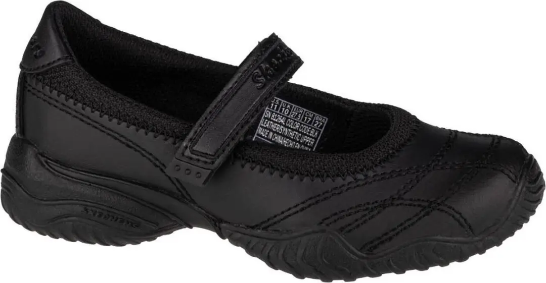 Skechers Velocity-Pouty 81264L-BLK, voor meisje, Zwart, Sportschoenen,Sneakers,