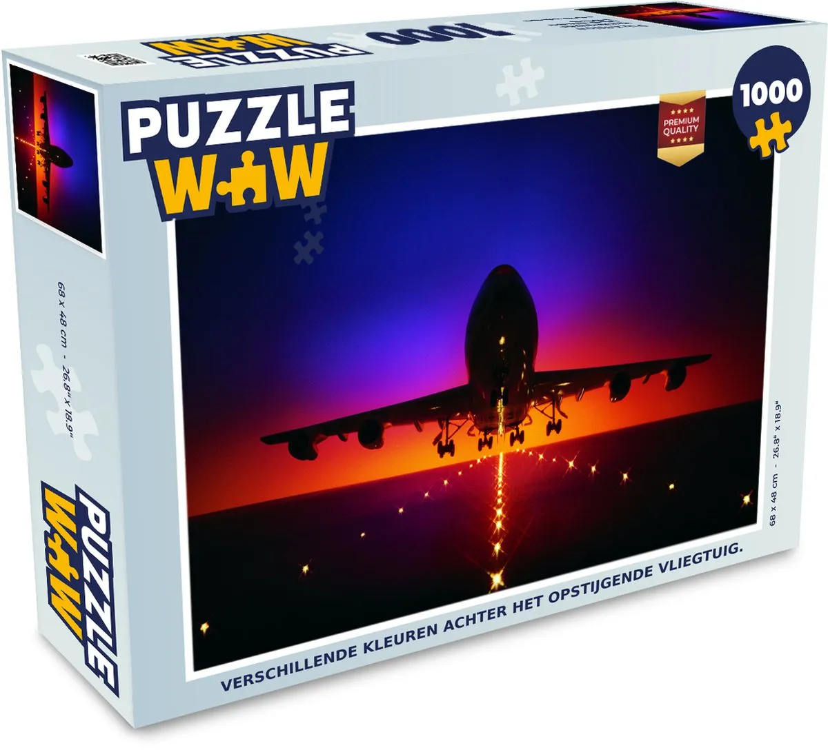 PuzzleWow Legpuzzel 1000 Stuks - Multicolor