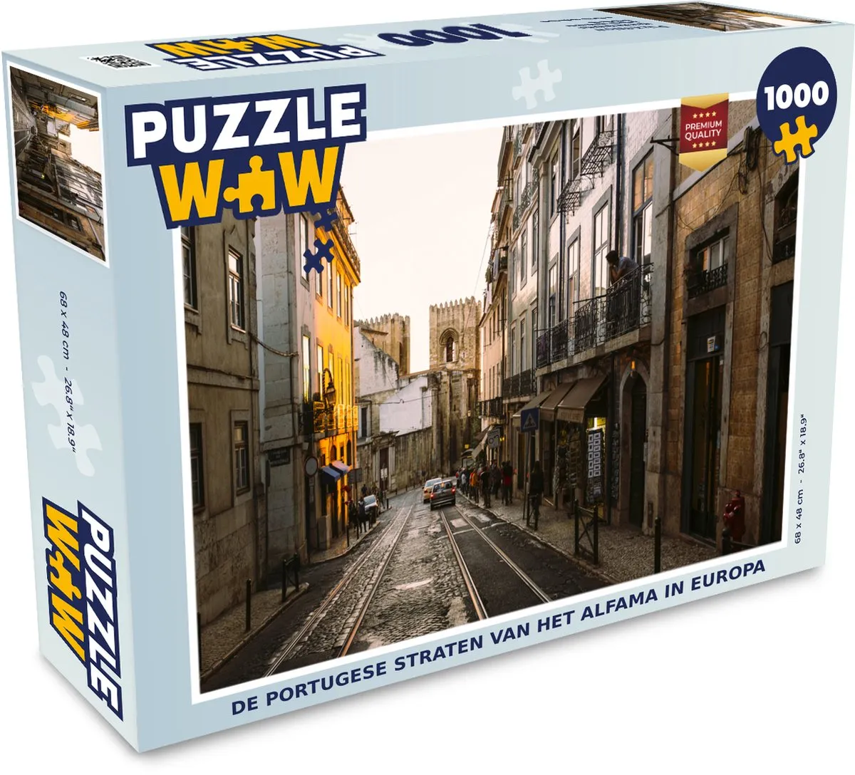 PuzzleWow Alfama Legpuzzel 1000 Stuks