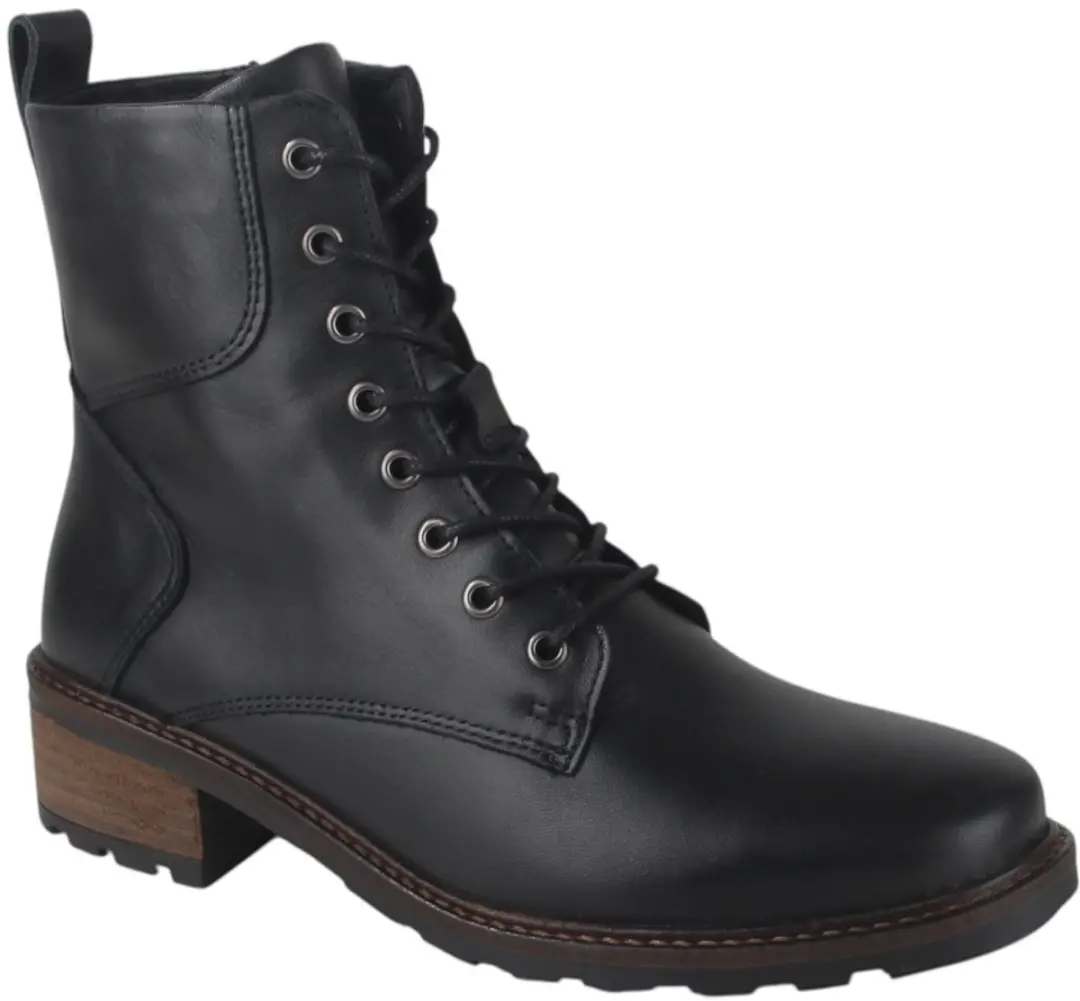 Solidus Kinga Zwarte Veterboot K-Leest