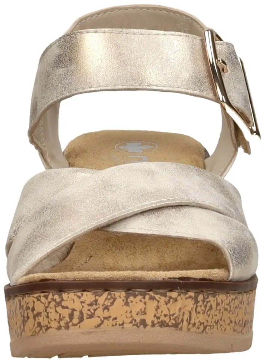 Rieker Sandalen beige Textiel - Dames - Maat 42 - afbeelding 6 van 6