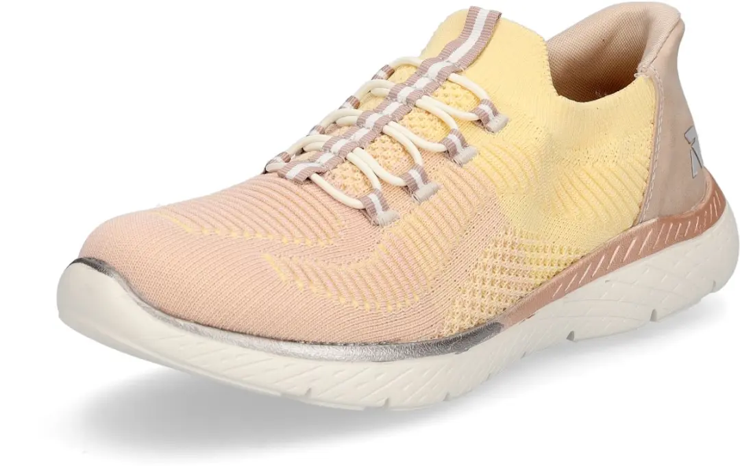Rieker dames slip-on schoenen geel