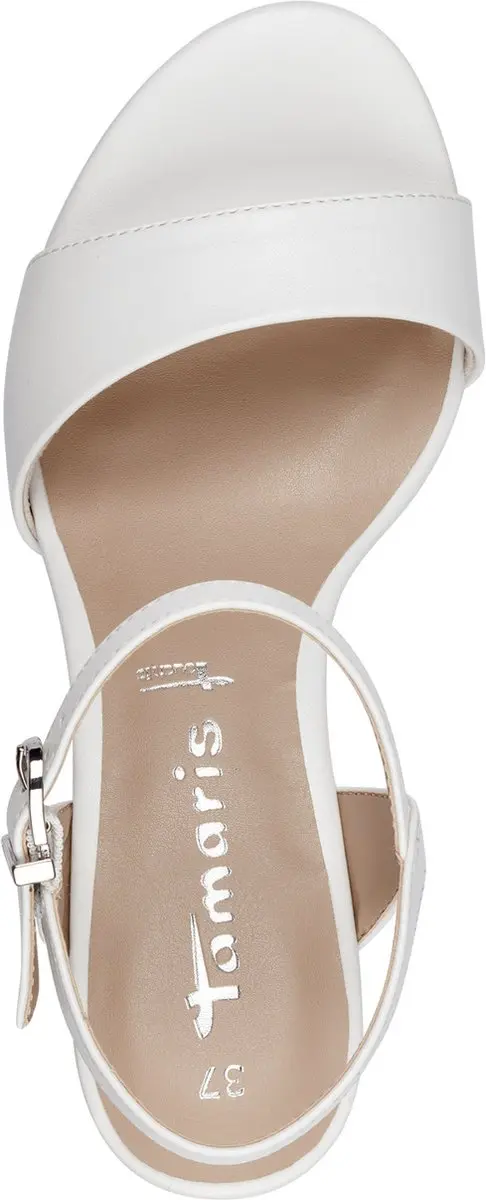 Tamaris Essentials Dames Sandalen 37 - WIT MATT - afbeelding 6 van 6