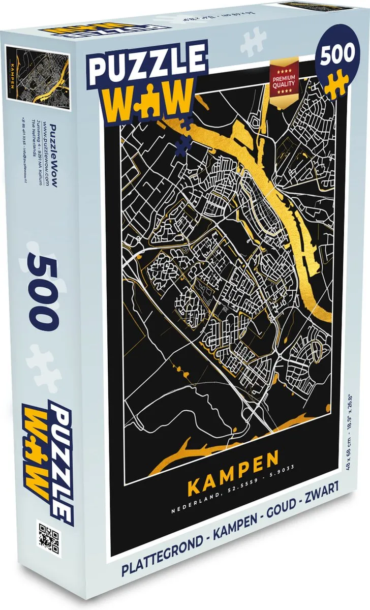 PuzzleWow Kampen Legpuzzel 500 Stuks