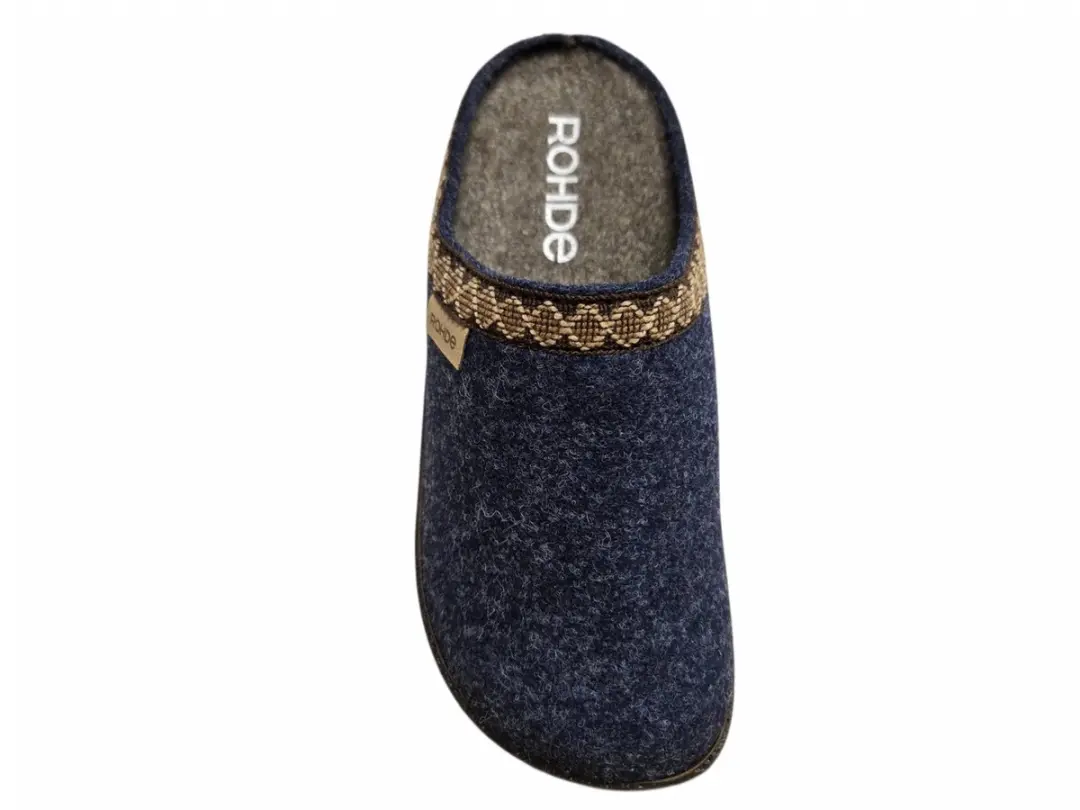 Rohde 6425 56 Pantoffels Blauw - Dames 37
