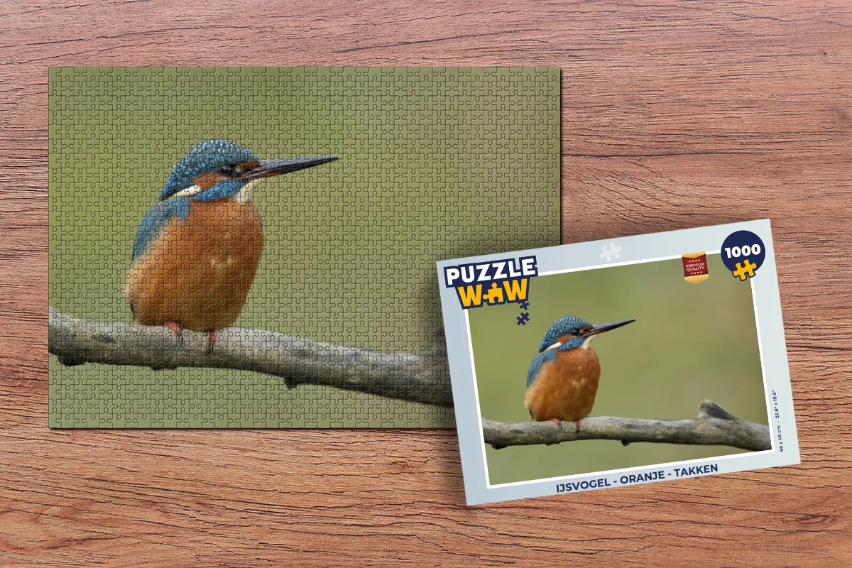 PuzzleWow IJsvogel Legpuzzel 1000 Stuks - Multicolor
