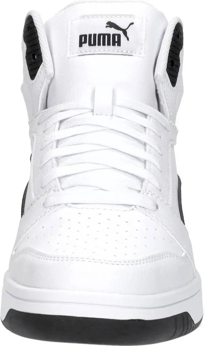 PUMA Rebound v6 Unisex Sneakers - Wit/Zwart - afbeelding 3 van 6