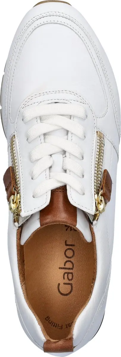 Gabor Best Fitting Dames Sneaker 43 - Wit - afbeelding 4 van 6