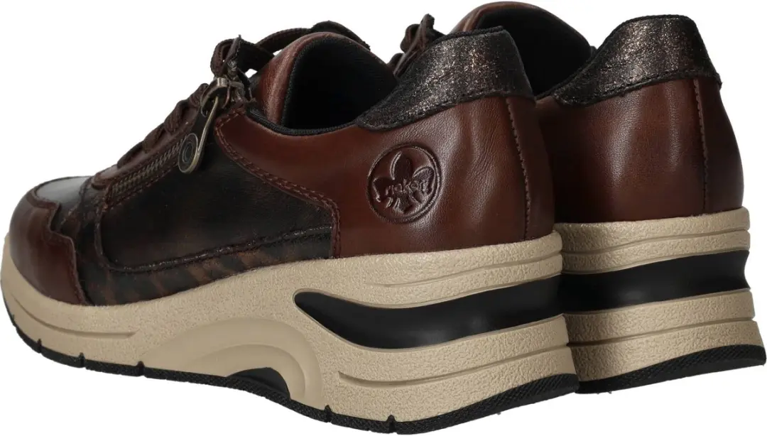 Rieker Sneakers - Dames - Bruin - Maat:36 - afbeelding 6 van 6