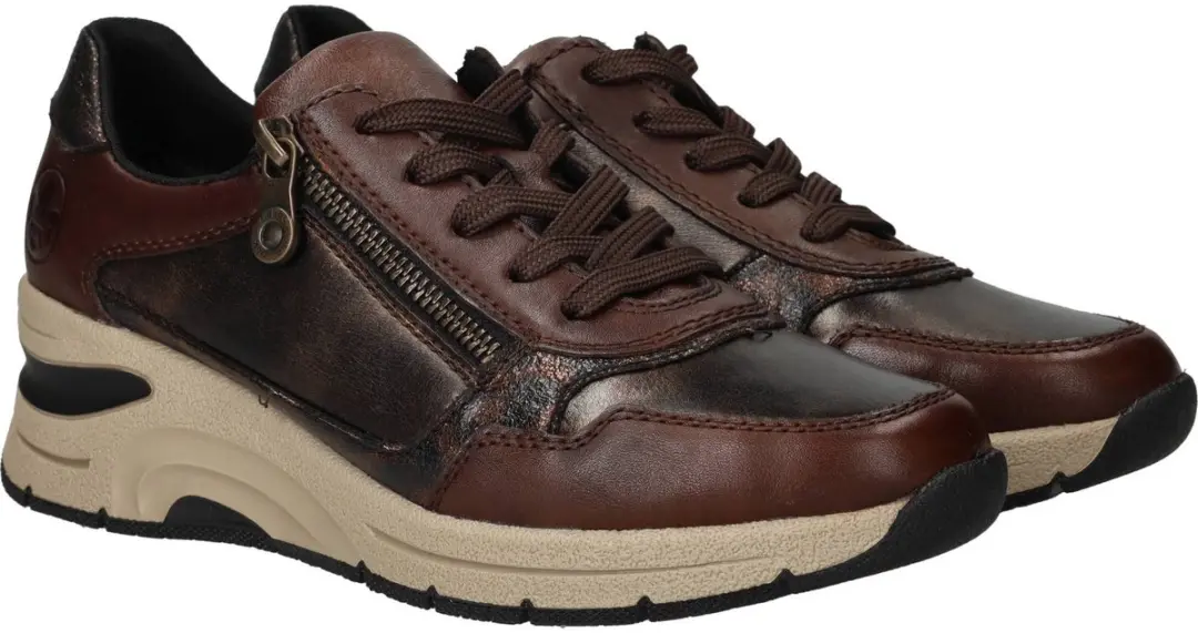 Rieker Sneakers - Dames - Bruin - Maat:36 - afbeelding 3 van 6