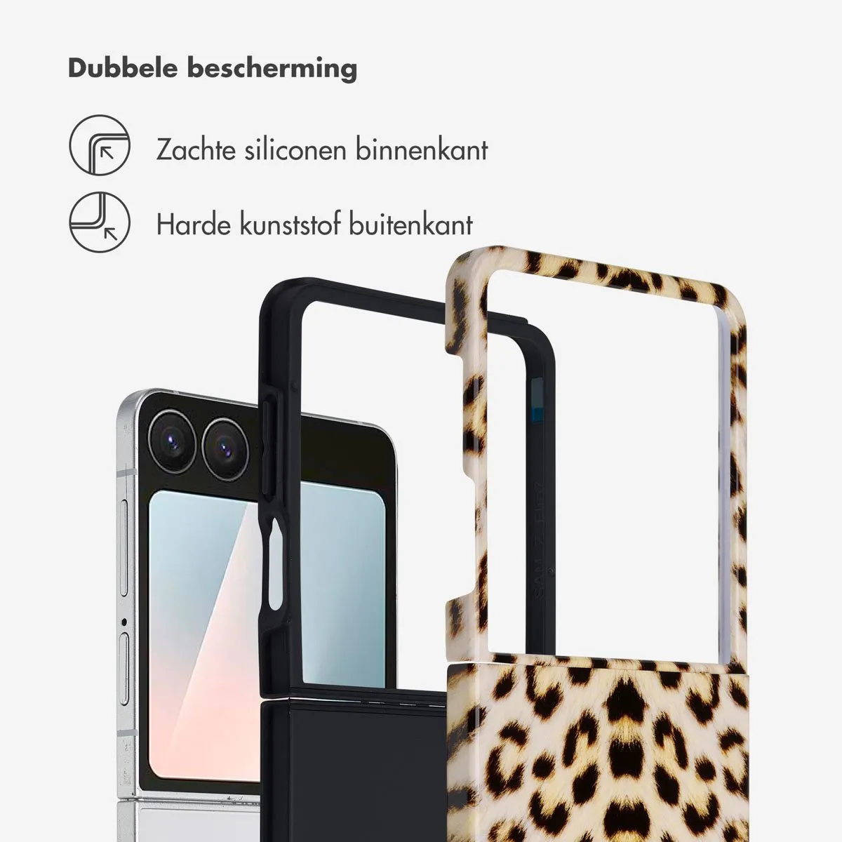 Selencia Hoesje Samsung Galaxy Z Flip 7 - Wild Leo