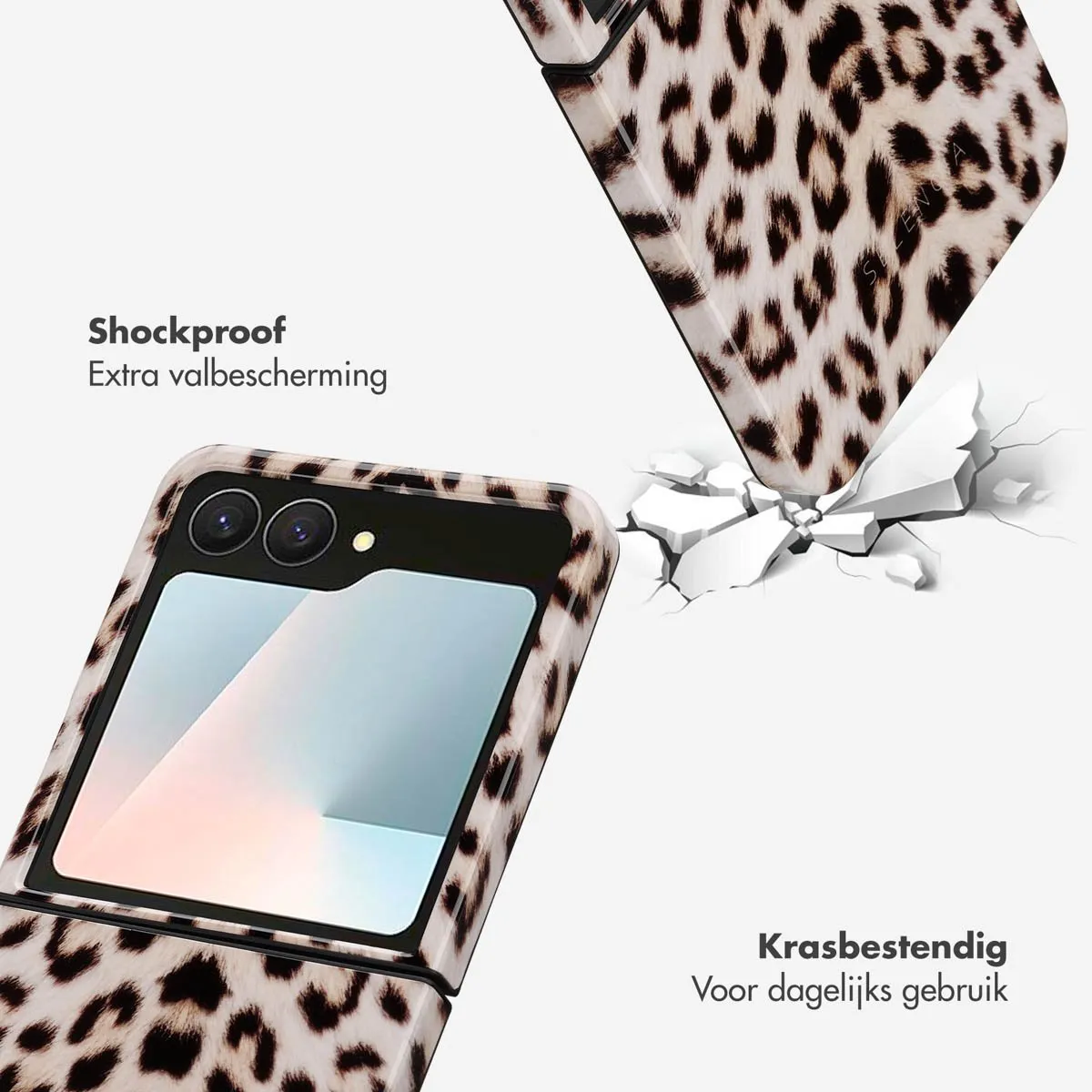 Selencia Hoesje Samsung Galaxy Z Flip 7 - Wild Leo - afbeelding 6 van 6