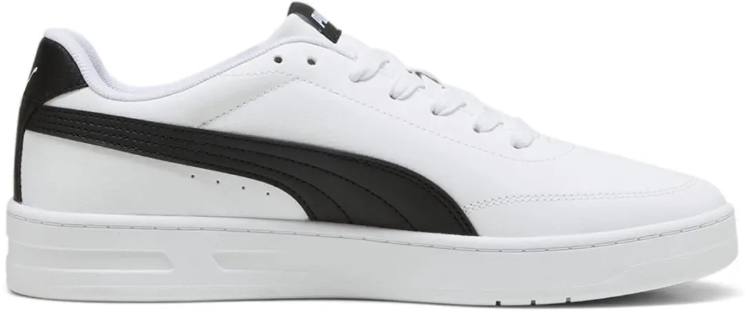 PUMA Court Classic Clean Sneakers - Wit/Zwart - afbeelding 5 van 6