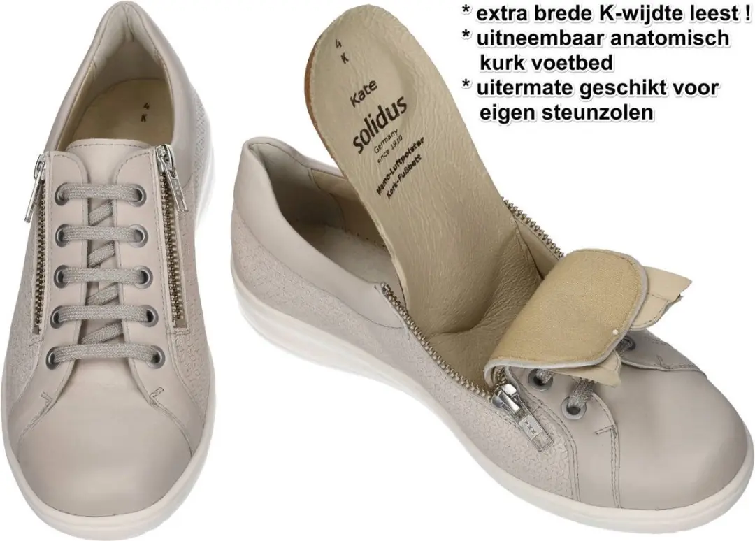 Solidus Kate Veterschoen - Taupe - 42 - afbeelding 2 van 4