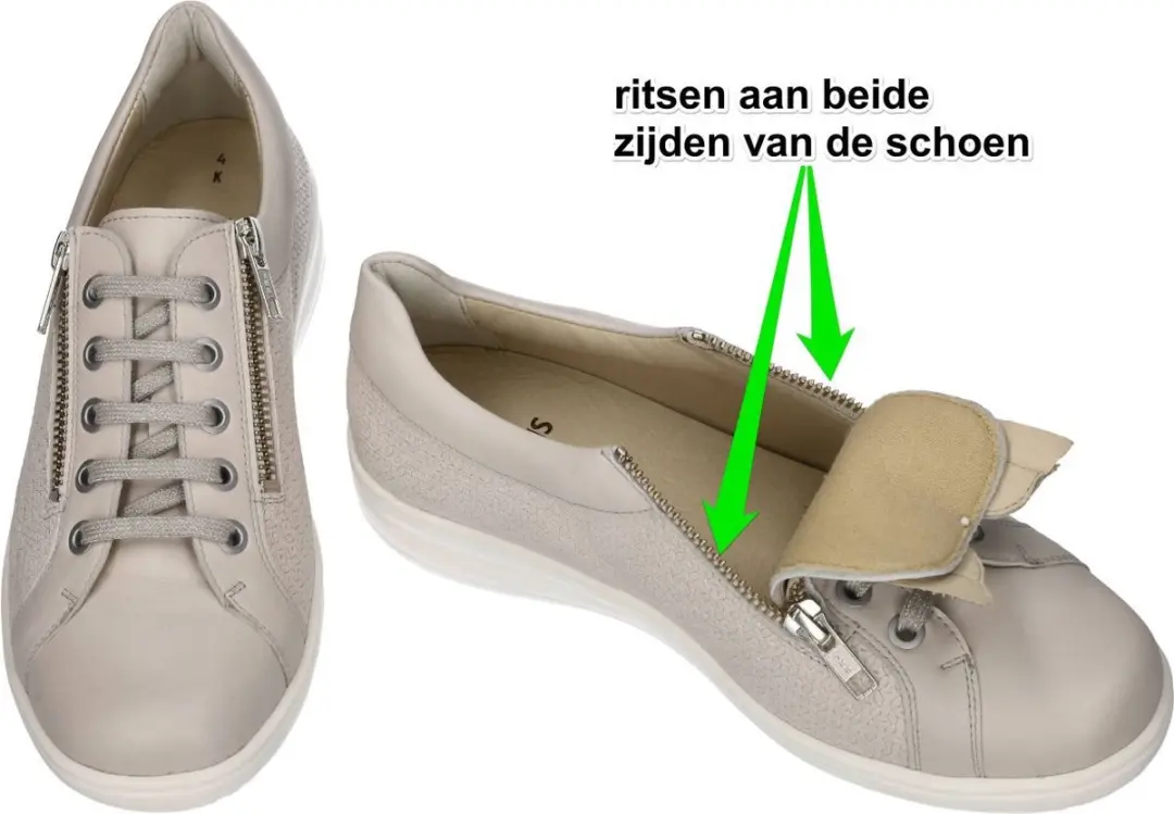 Solidus Kate Veterschoen - Taupe - 42 - afbeelding 3 van 4
