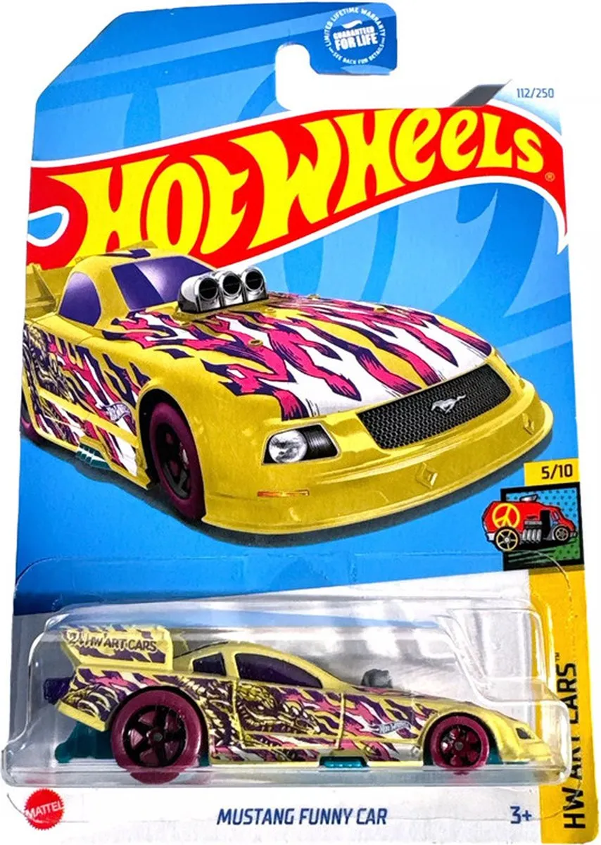 Hot Wheels Mustang Funny Car Art Cars 21A