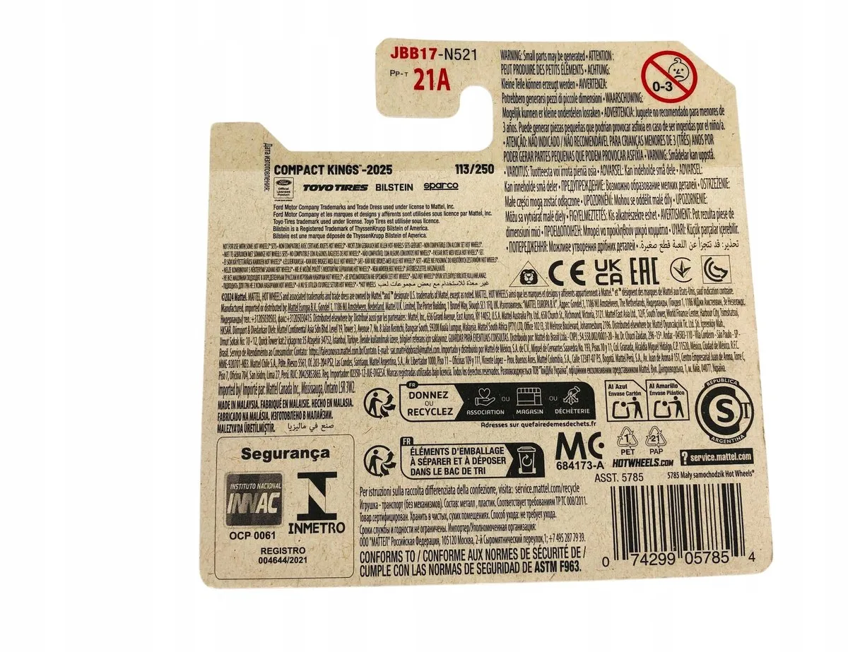 Hot Wheels 2025 Ford Escort JBB17 1:64 modelauto