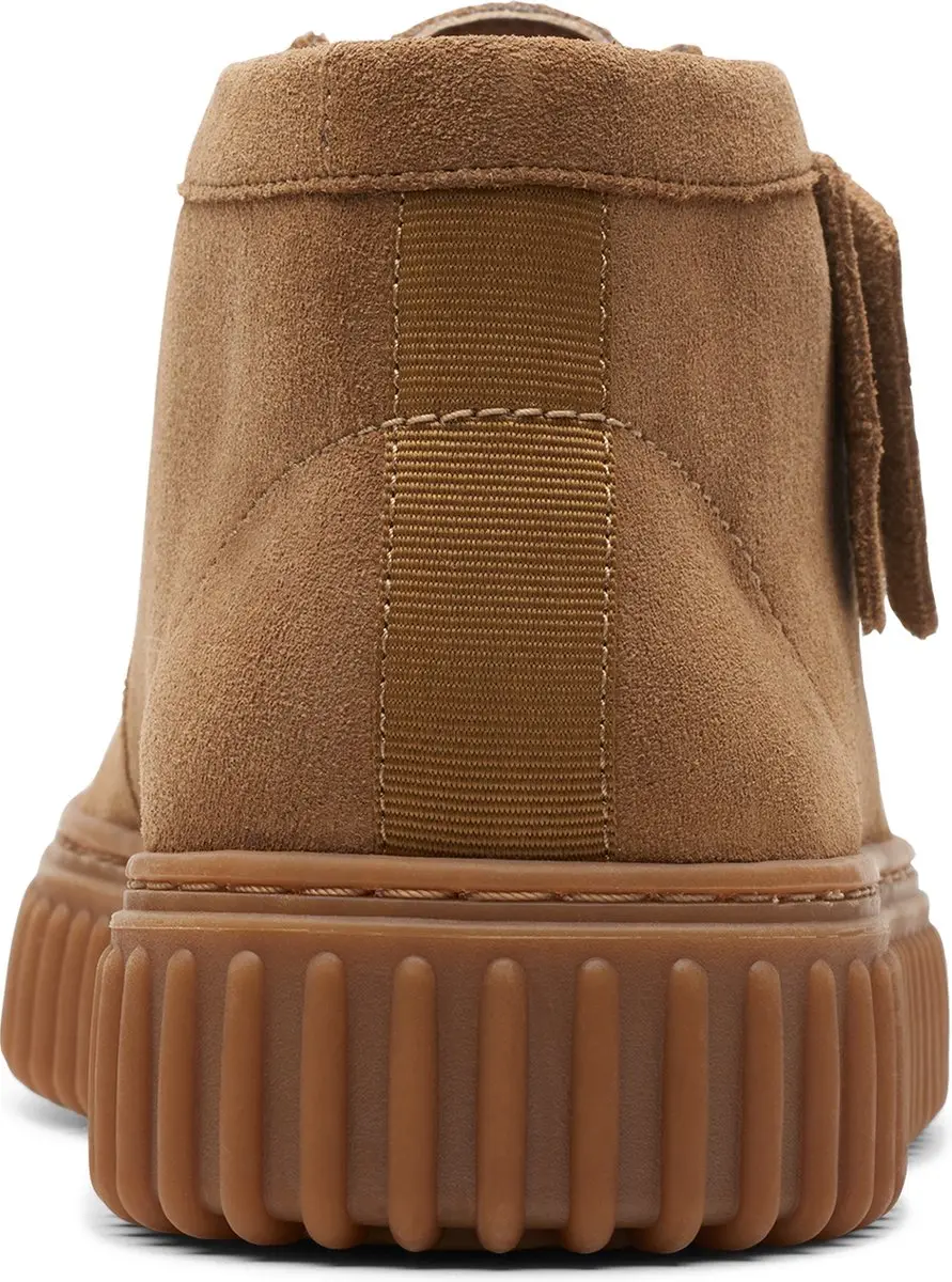 Clarks Torhill Hi Heren Veterschoenen - Camel - Maat 41.5 - afbeelding 2 van 6