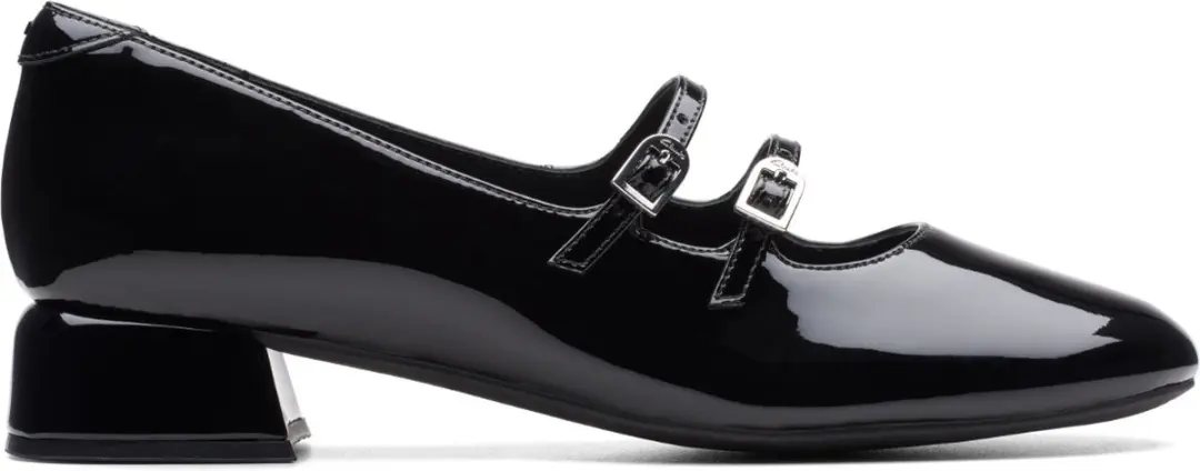 Clarks Shoes Daiss30 Shine Ballerina´s Zwart EU 40 Vrouw