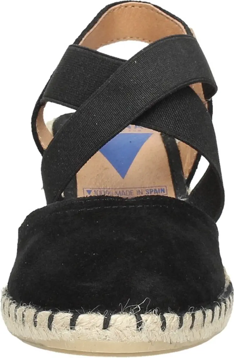 Verbenas Mila Sandalen Touwzool - Zwart - Maat 42 - afbeelding 6 van 6