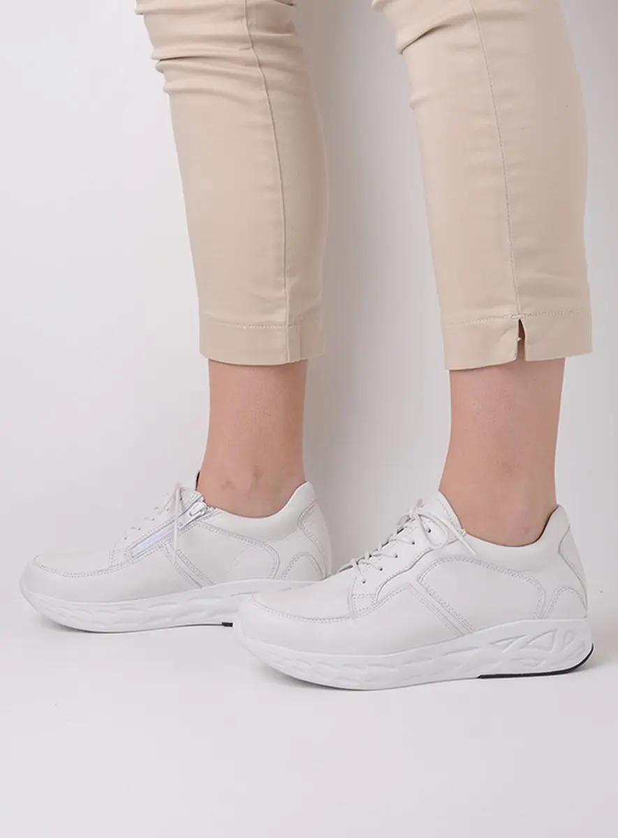 Wolky Bounce Sneakers - Wit Leer - afbeelding 6 van 6