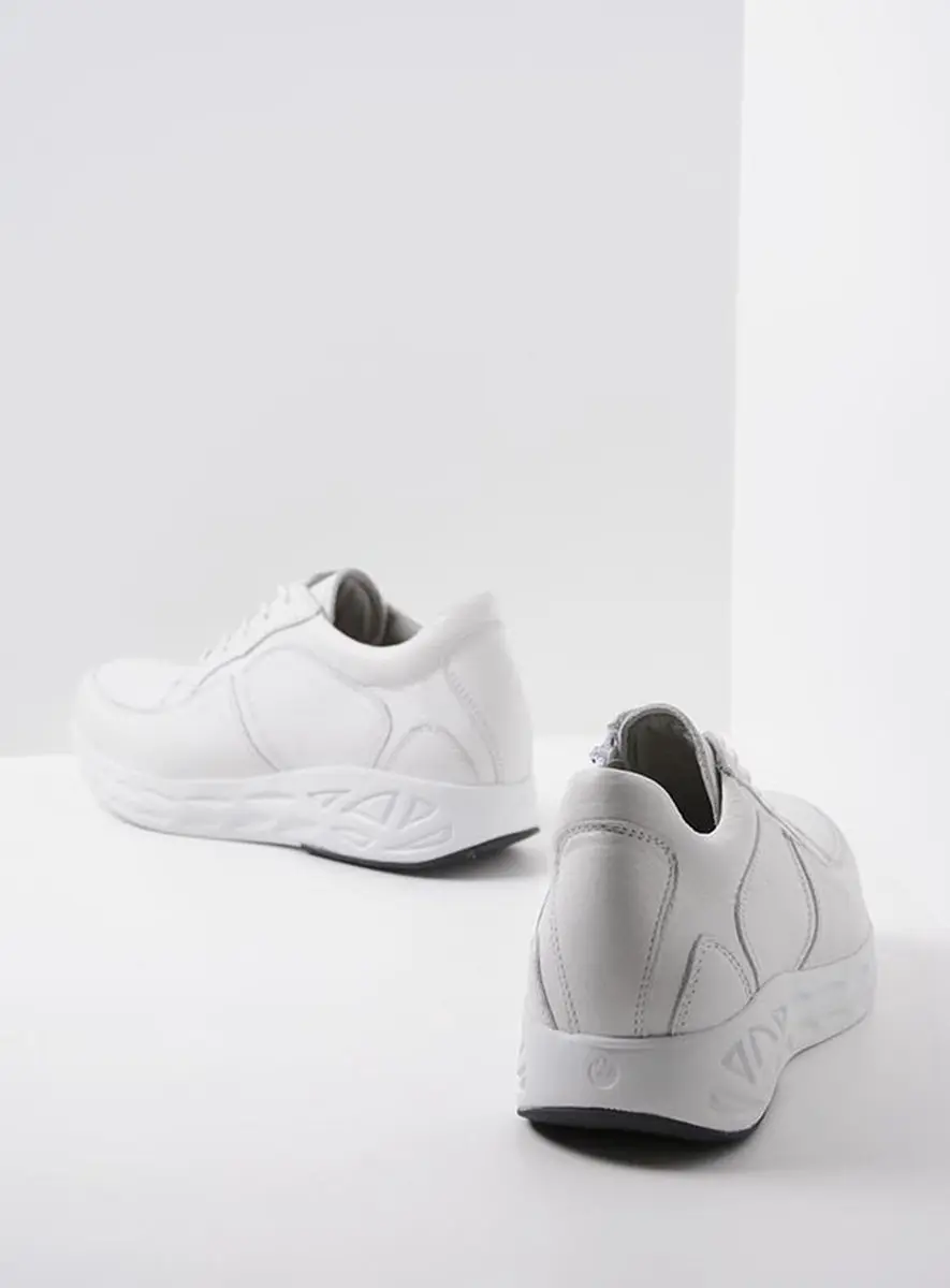 Wolky Bounce Sneakers - Wit Leer - afbeelding 5 van 6