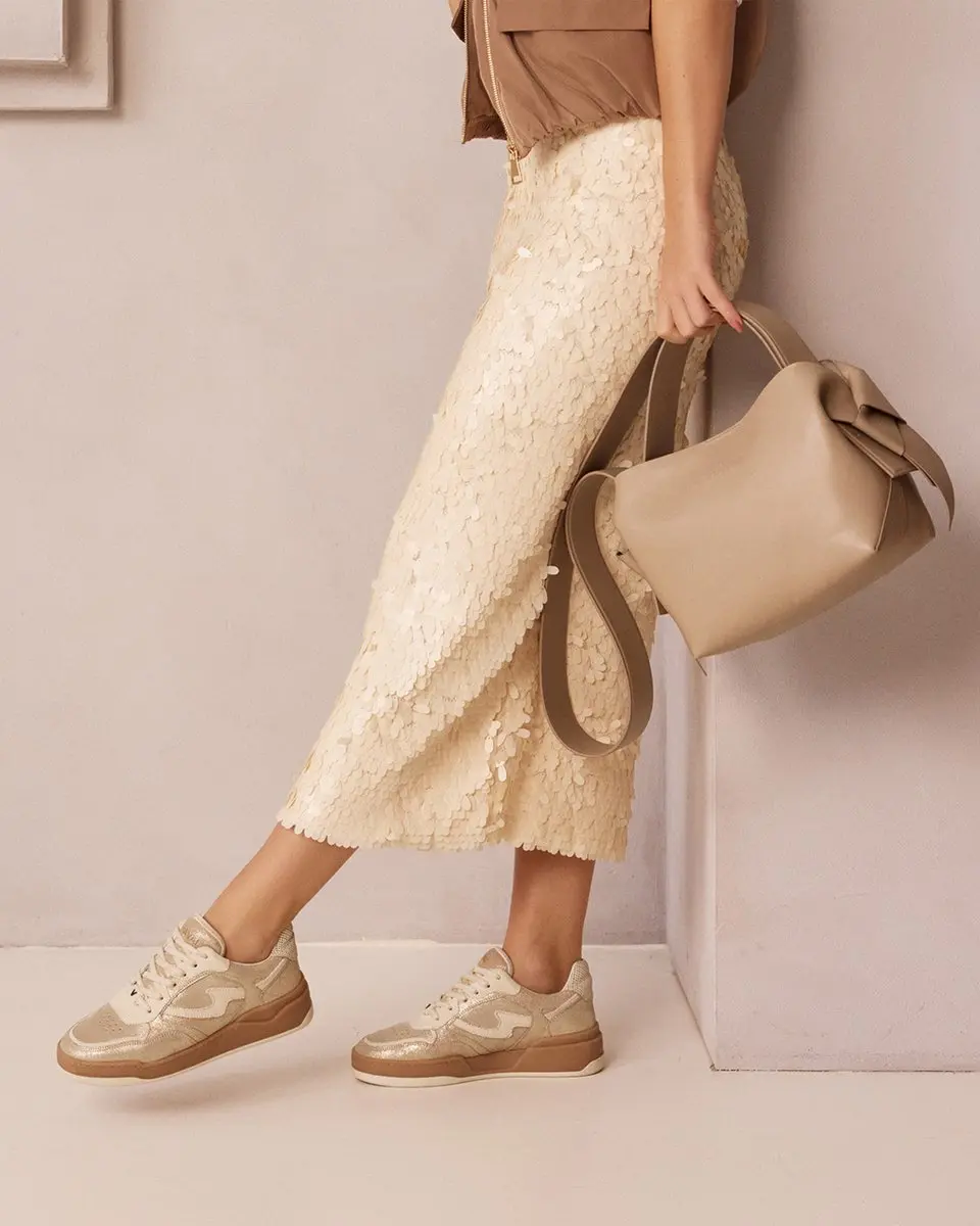 VIA VAI Sam Levi Lage Sneakers 42 - Beige/Wit - afbeelding 6 van 6