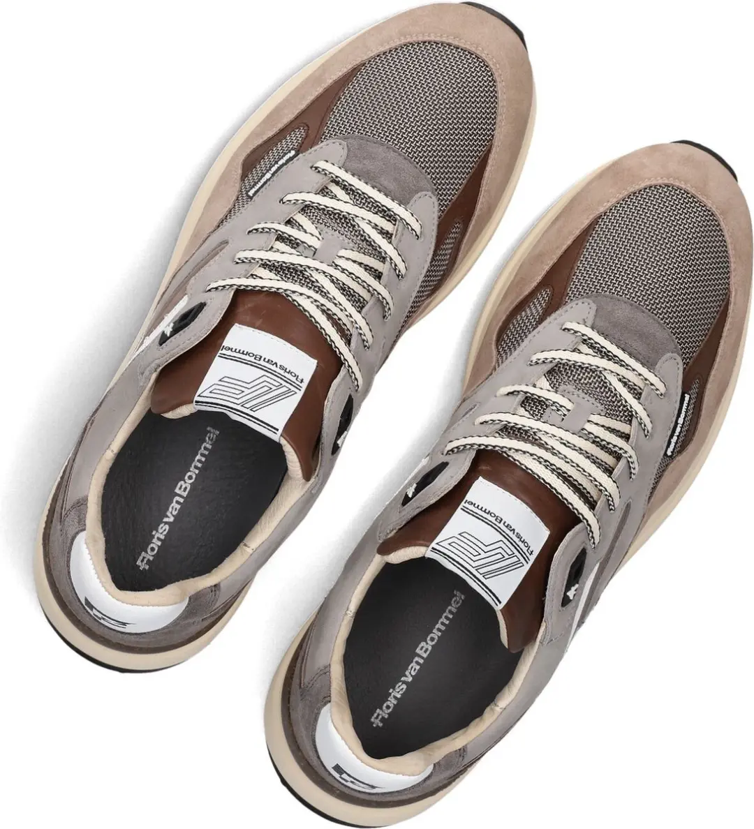Floris van Bommel NOPPI 18.31 Lage Sneakers - Taupe 46 - afbeelding 5 van 6