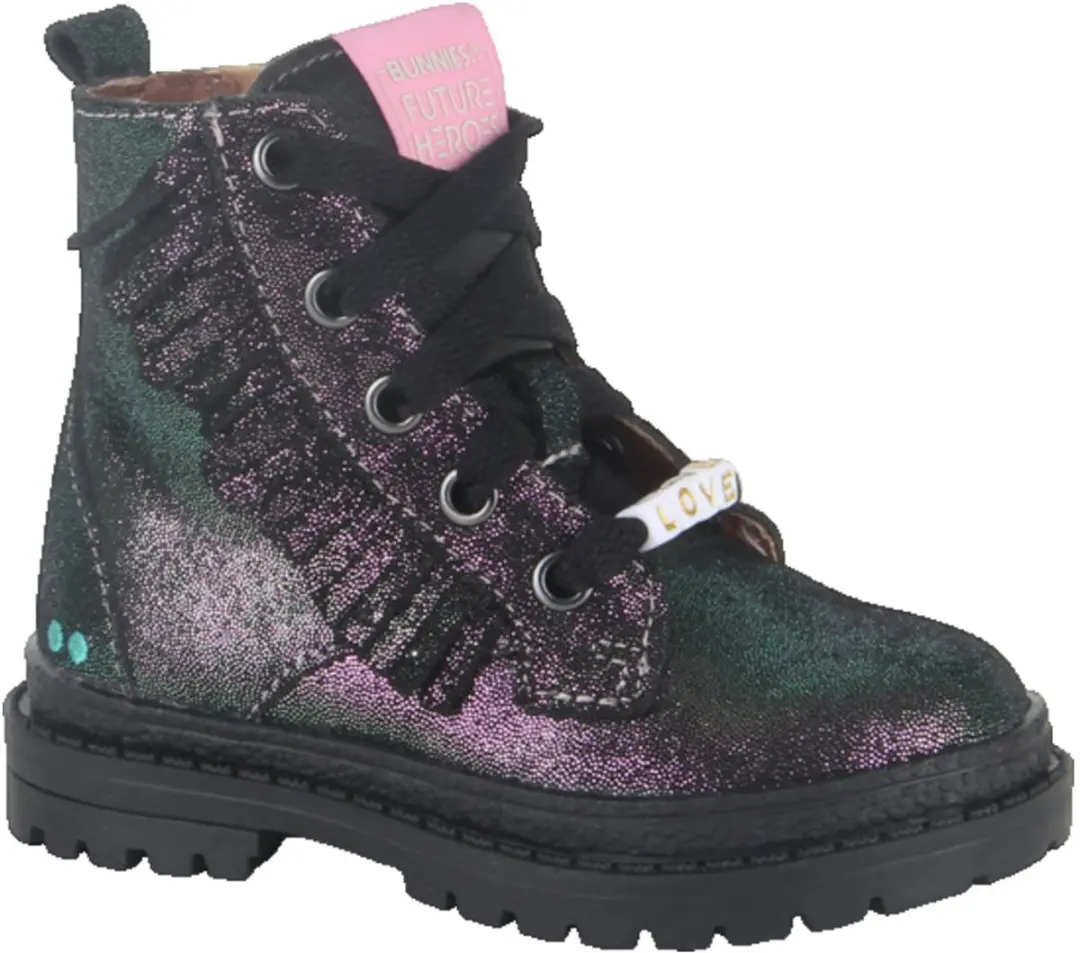 Bunnies JR 226730-996 meisjes veterboots maat 27 rood
