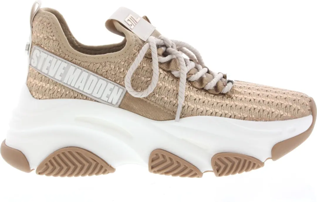Dames Sneakers Steve Madden Project Bronze Gold Silver Brons