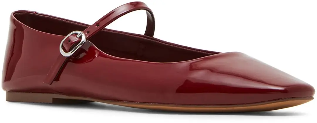 Steve Madden Maple Ballerina's - Wine/Patent - 38